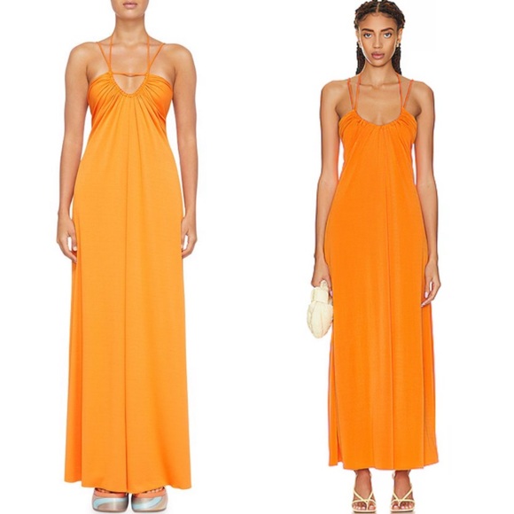 Jonathan Simkhai Hayes Pebble Jersey Maxi Dress